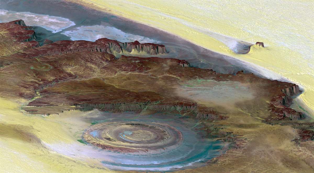 Richat Structure, Mauritania - Mysterious Places