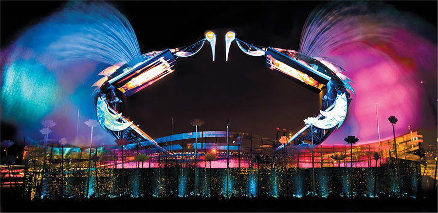 Enjoy crane dance at Sentosa, Via: rwsentosa.com
