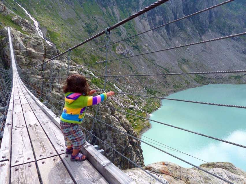Trift Bridge- Switzerland, Deadliest Bridges