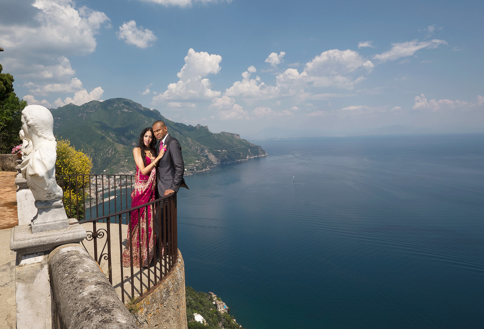 Couple at Ravello Italy