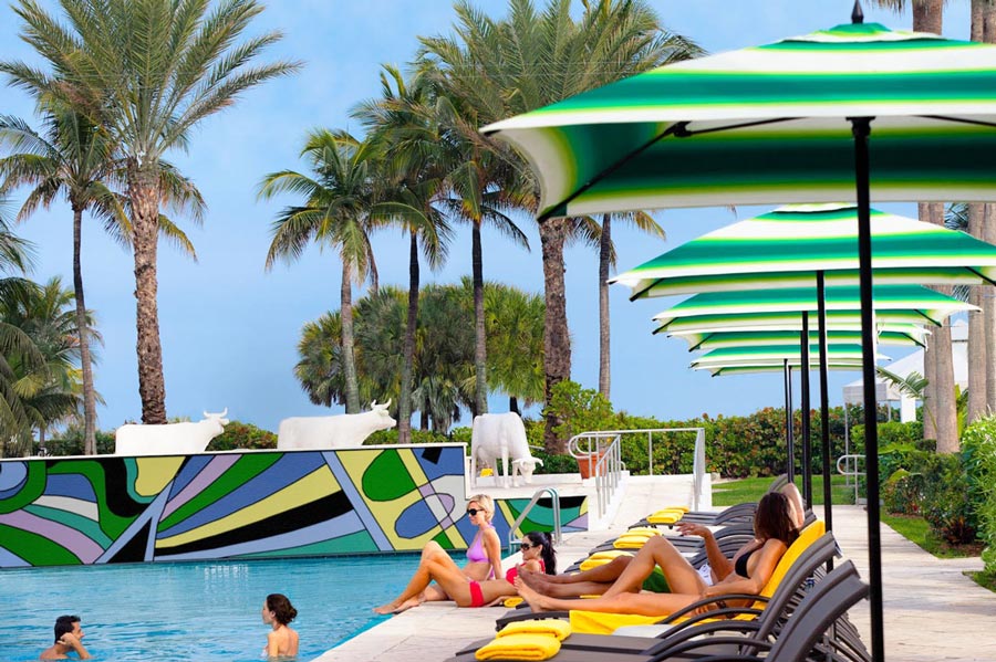 Couples Chilling at Kimpton Surfcomber Hotel- Miami,