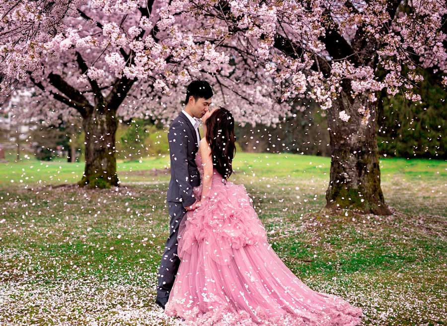 Click Selfies at Queens Elizabeth Park at Vancouver