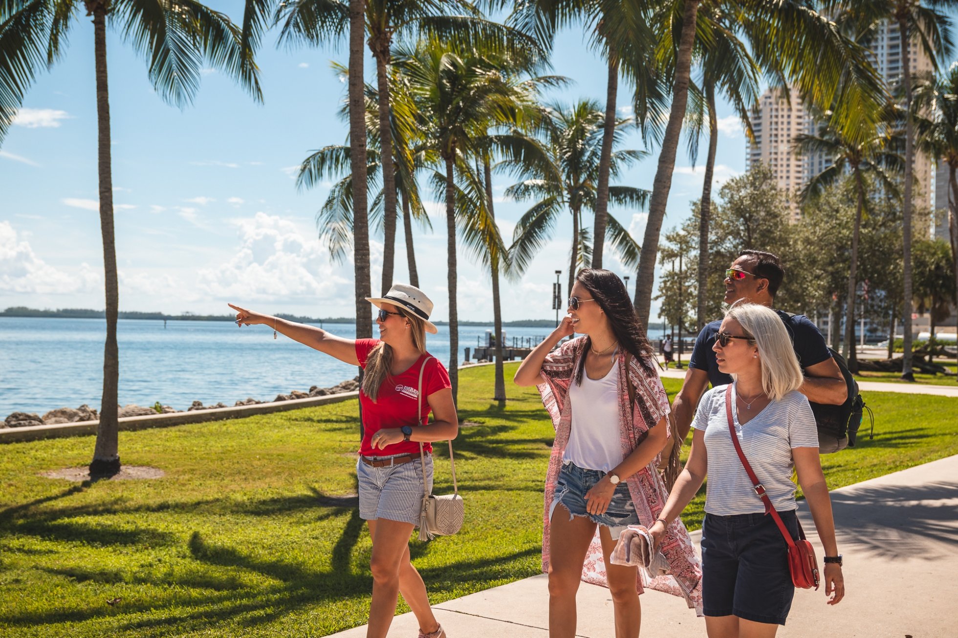 Stroll at Bayfront Park, Honeymoon in Miami