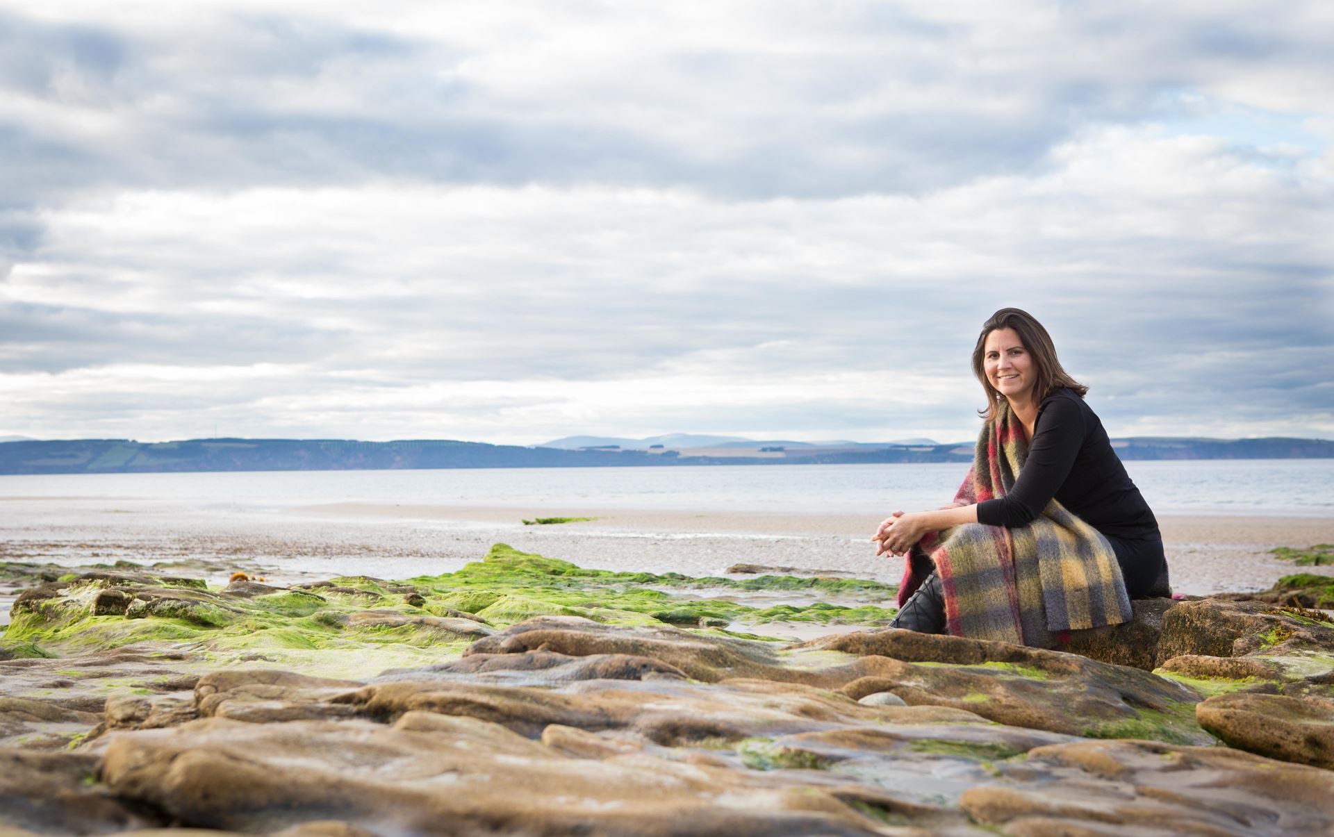 Lady at Elgol Beach