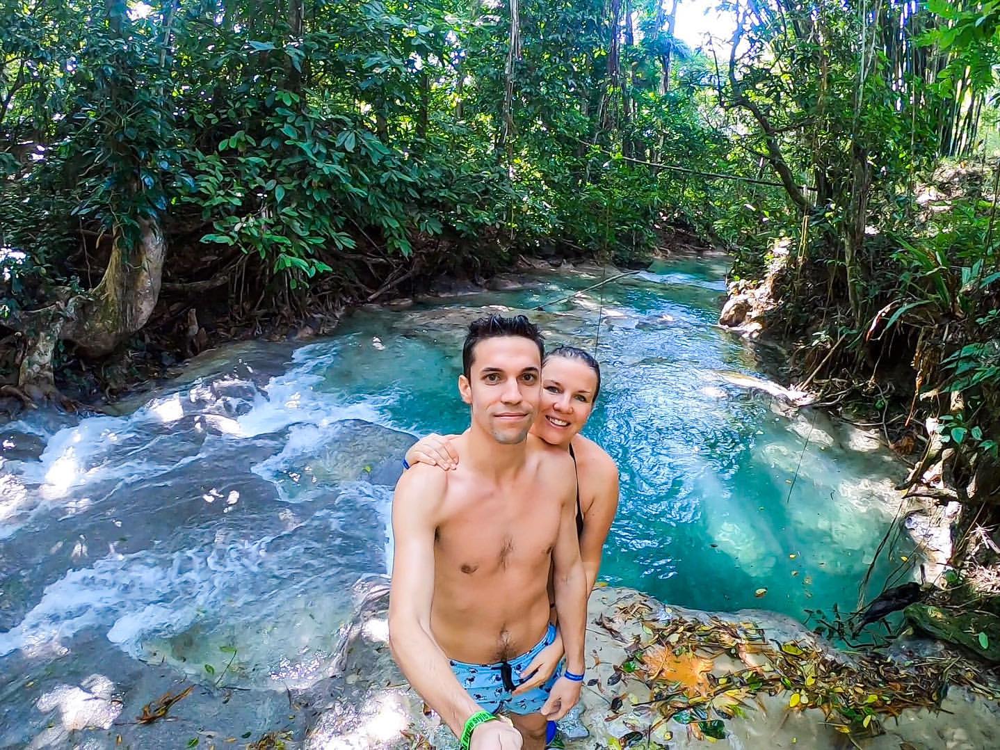 Couple at Mayfield Waterfalls
