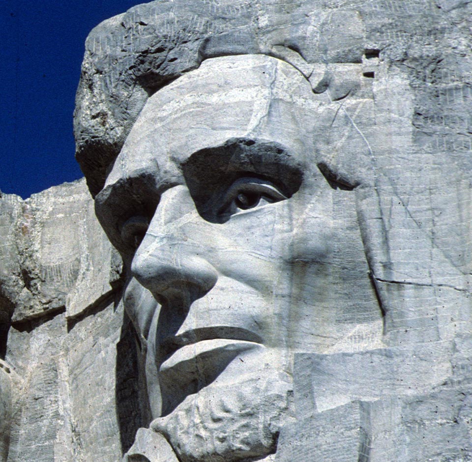 Carving of Abraham Lincoln,