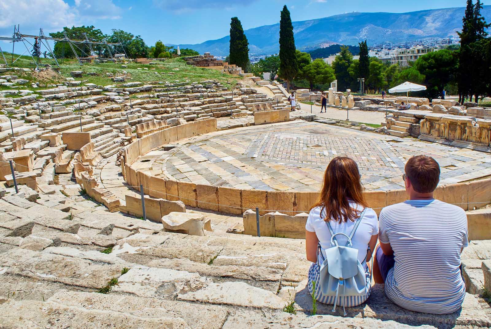 Theatre of Dionysus, Acropolis & Parthenon of Athens 