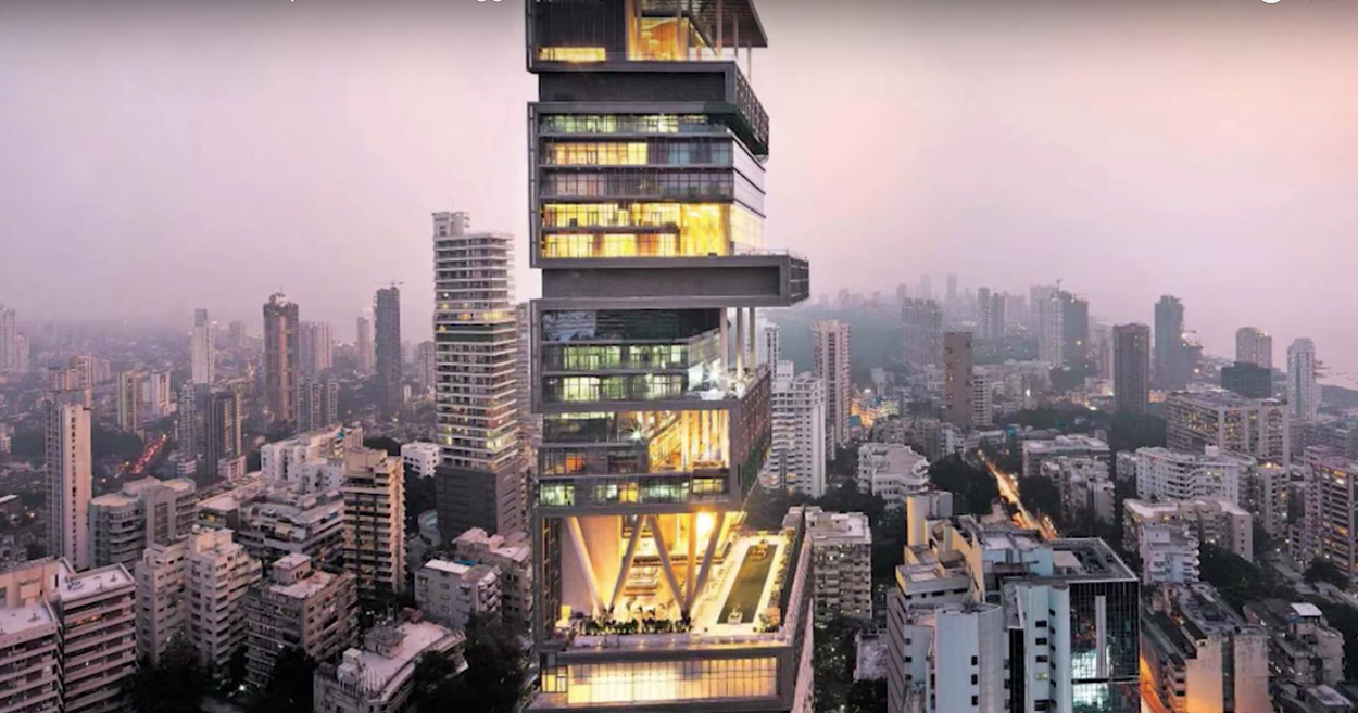 Antilia, Mumbai, Luxurious Mansions