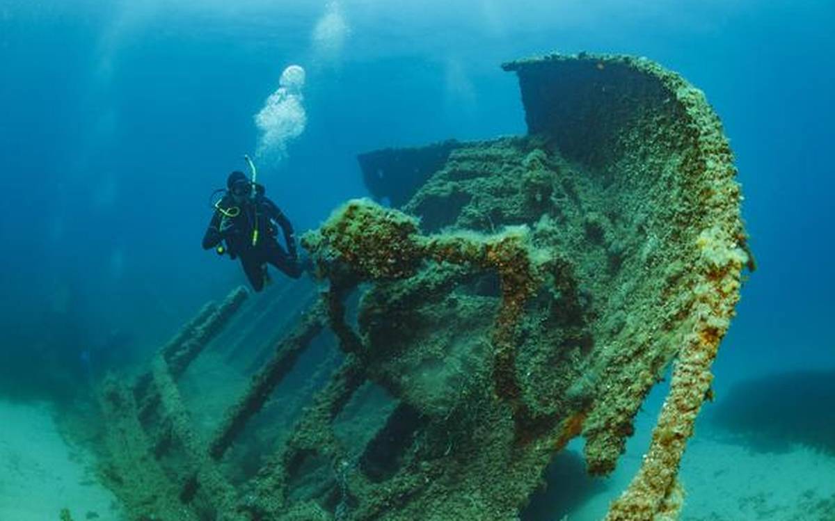 Ruins of Sunken City- Dwarka, Underwater Cities of World
