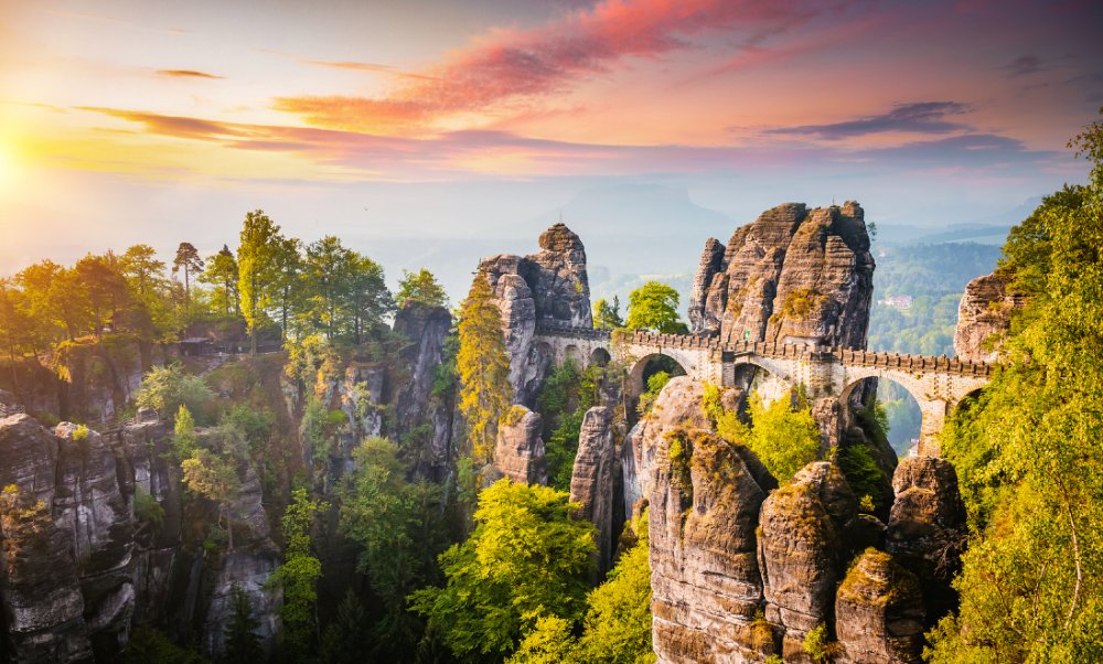 Bastei Bridge Saxon Switzerland National Park