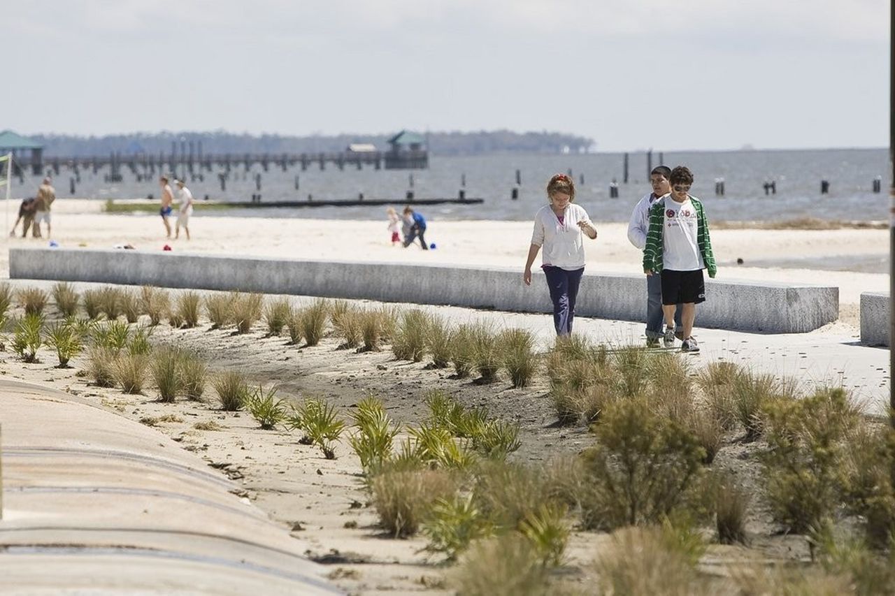 Ocean Springs Beach Side Walk
