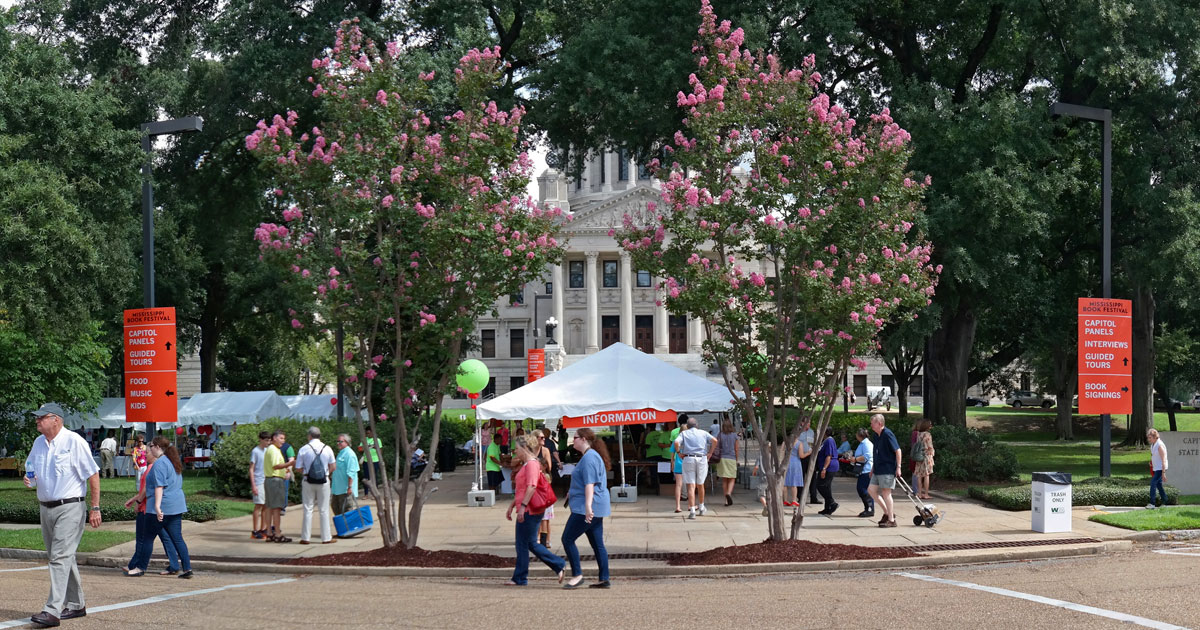 Book festival in Mississippi