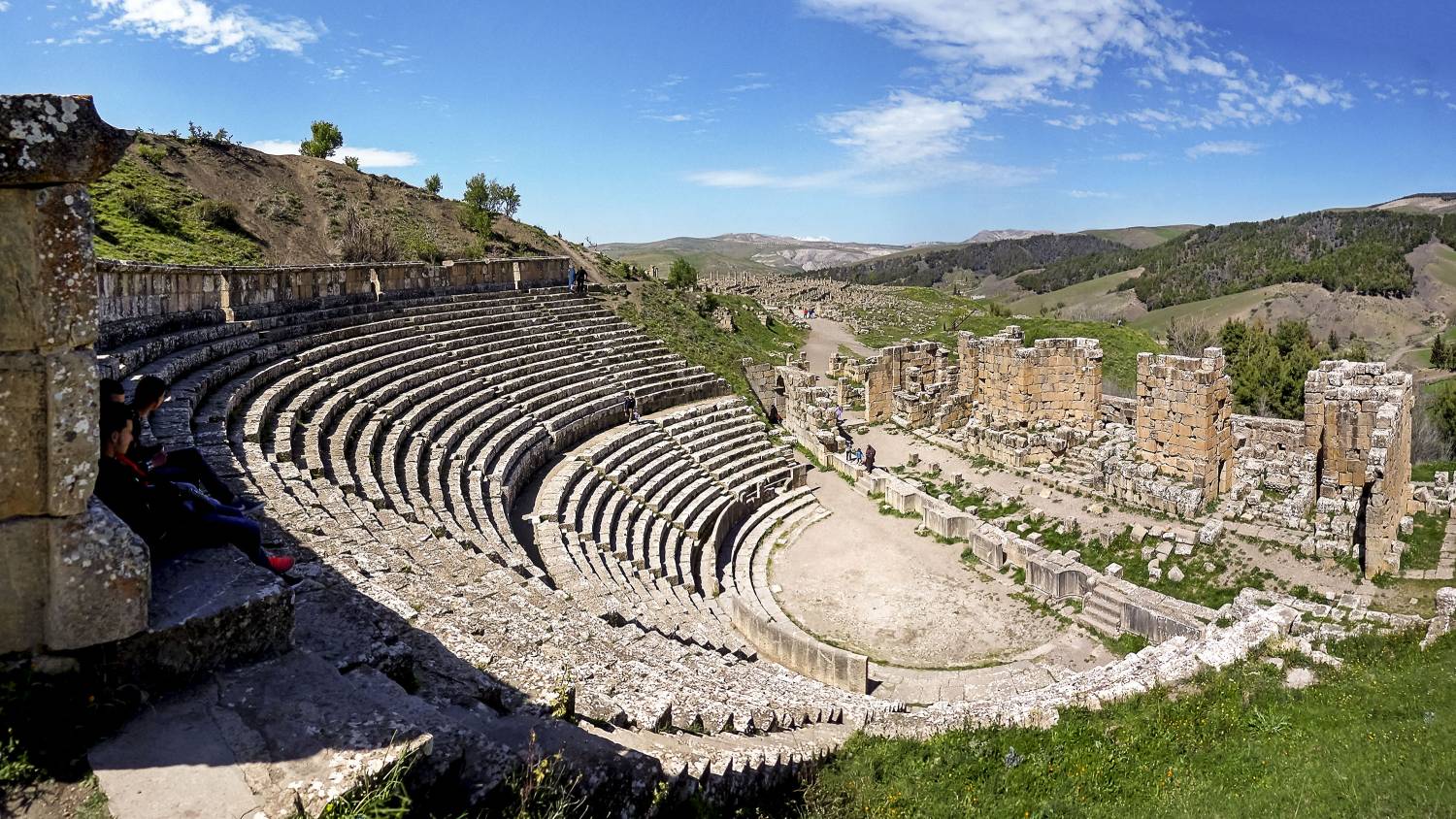 The Roman theatre of Djemila