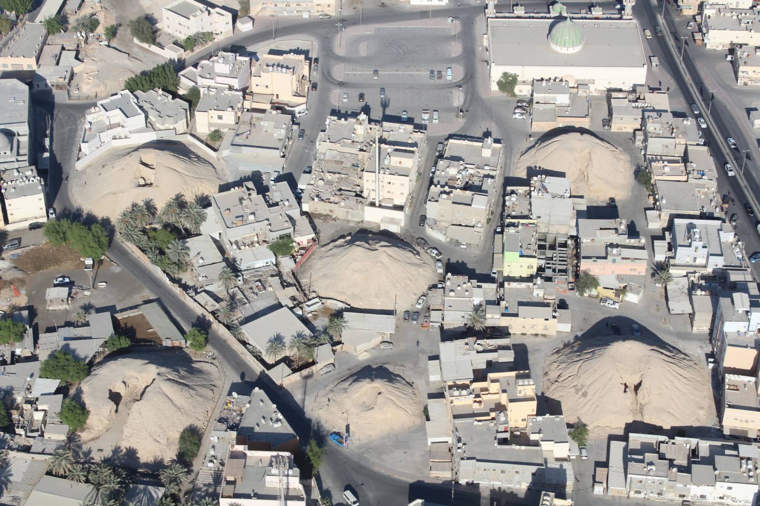 Ariel View of Dilmun Burial Mounds