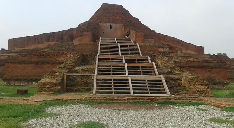 Buddhist Monastery at the center of the Paharpur 