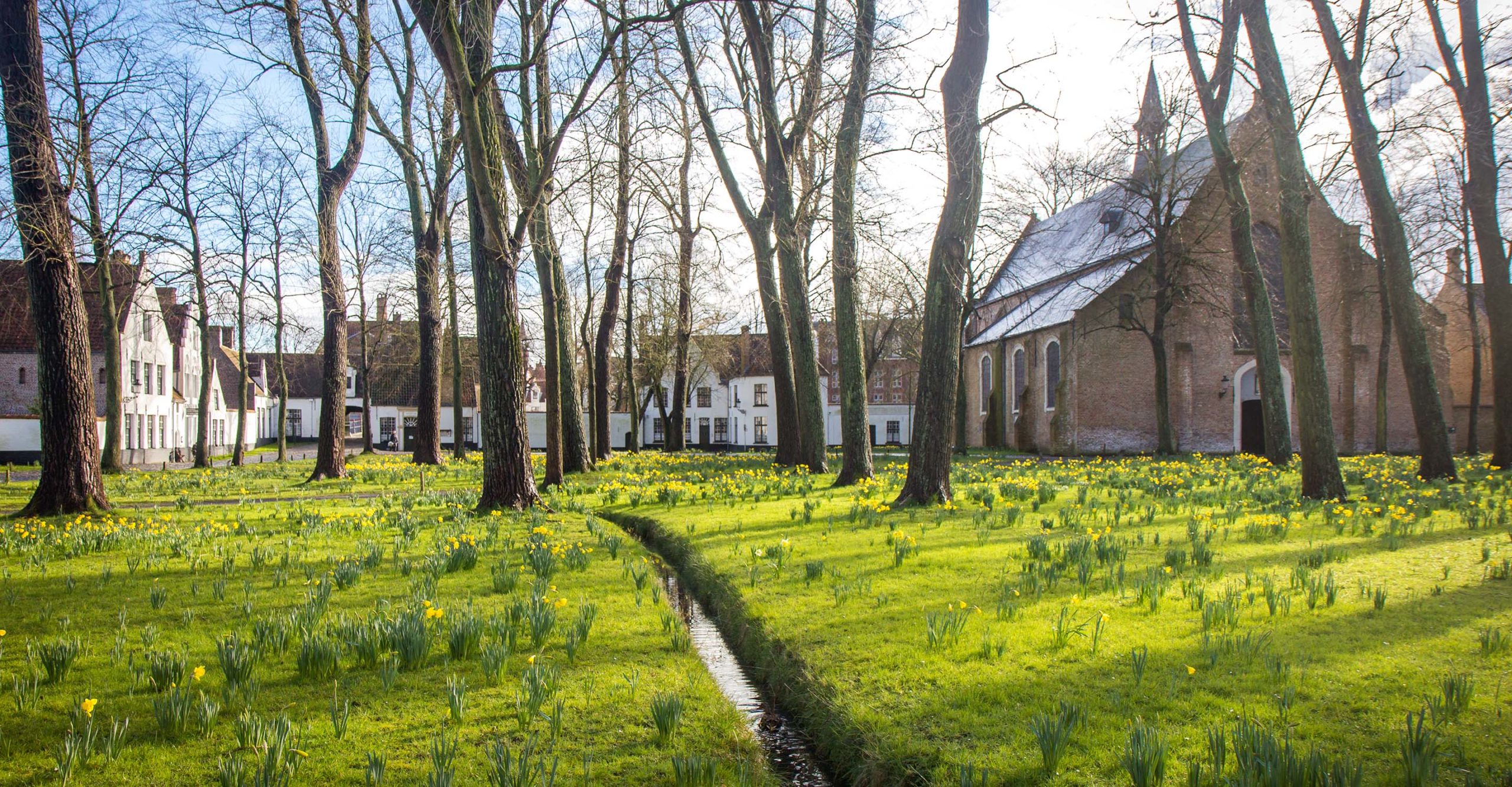 White Cottages, Flemish Beguinages 